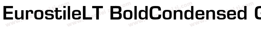 EurostileLT BoldCondensed GBpc EUC 字体转换